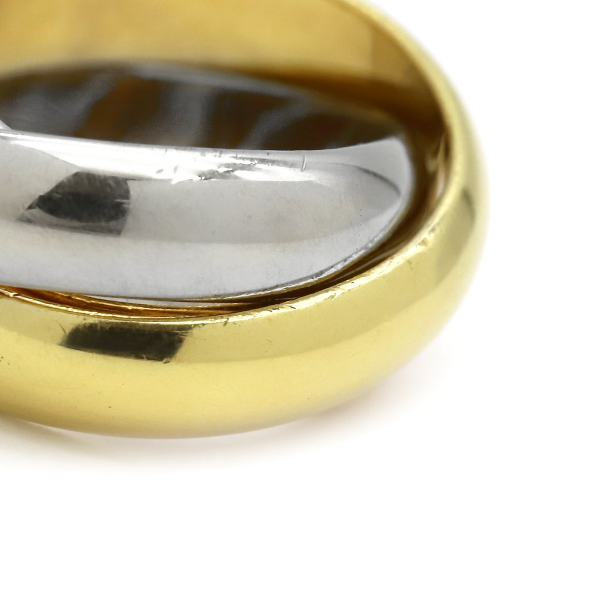 カルティエ Cartier リング 指輪 トリニティ K18WG K18YG K18PG