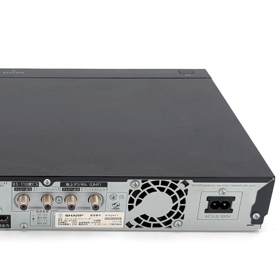 SHARP シャープ AQUOSブルーレイ BD-W1800 ブルーレイレコーダー Blu