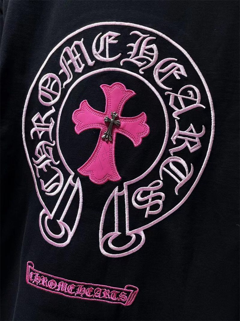 tシャツ  Chrome Hearts クロムハーツ クロムハーツ Ｔシャツ 半袖 春 夏 秋 刺繍 通気性 並行輸入品 トップス プルオーバー メンズ レディース 男女兼用 カジュアル ストリートファッション かわいい お洒落