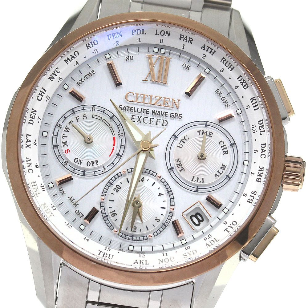 シチズン CITIZEN CC4034-57A エクシード エコドライブ GPS ソーラー電波 メンズ箱・保証書付き_832422 - メルカリ