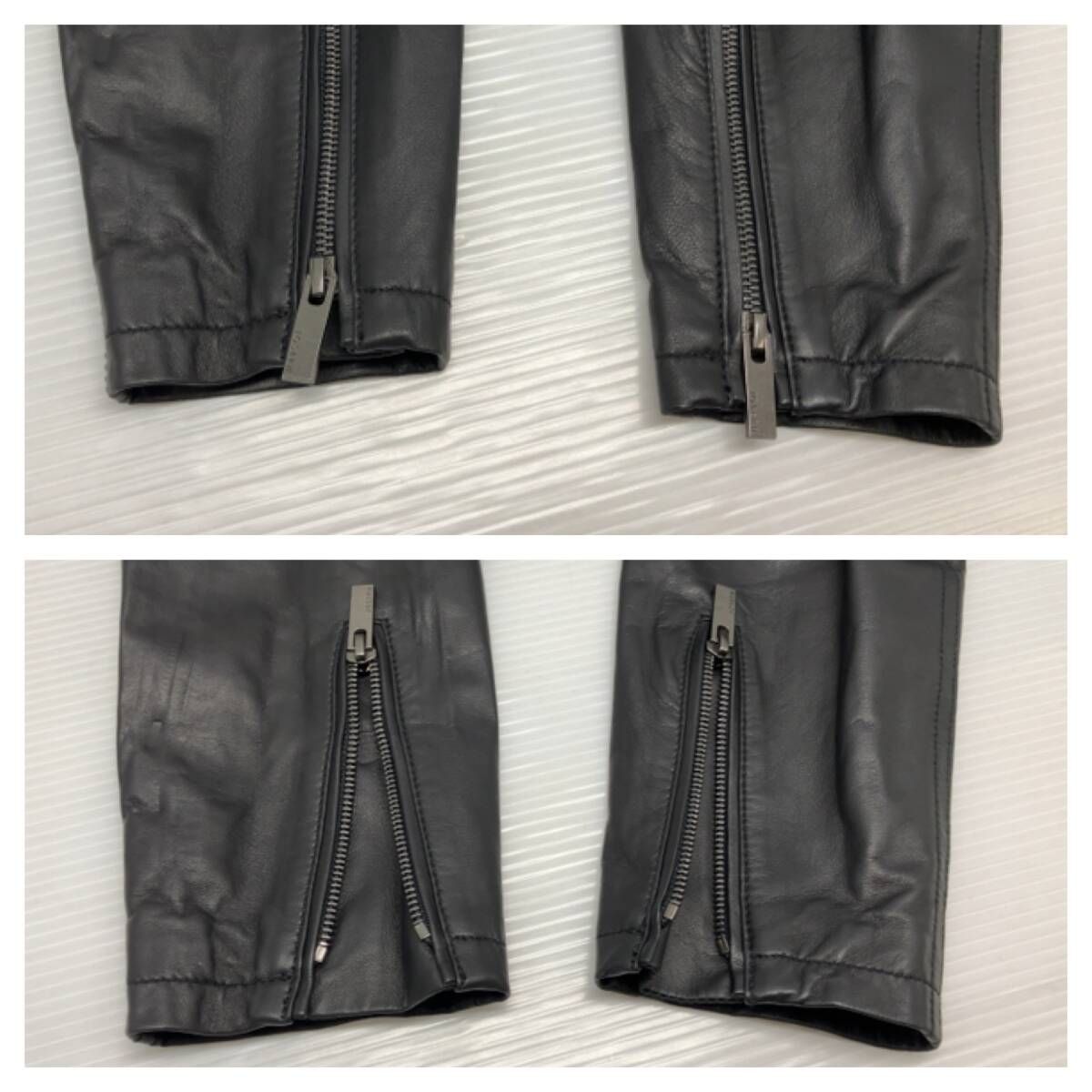 ☆ 美品 タグ付き JOSEPH ジョセフ LWJHSA0104 ライトラムナッパG