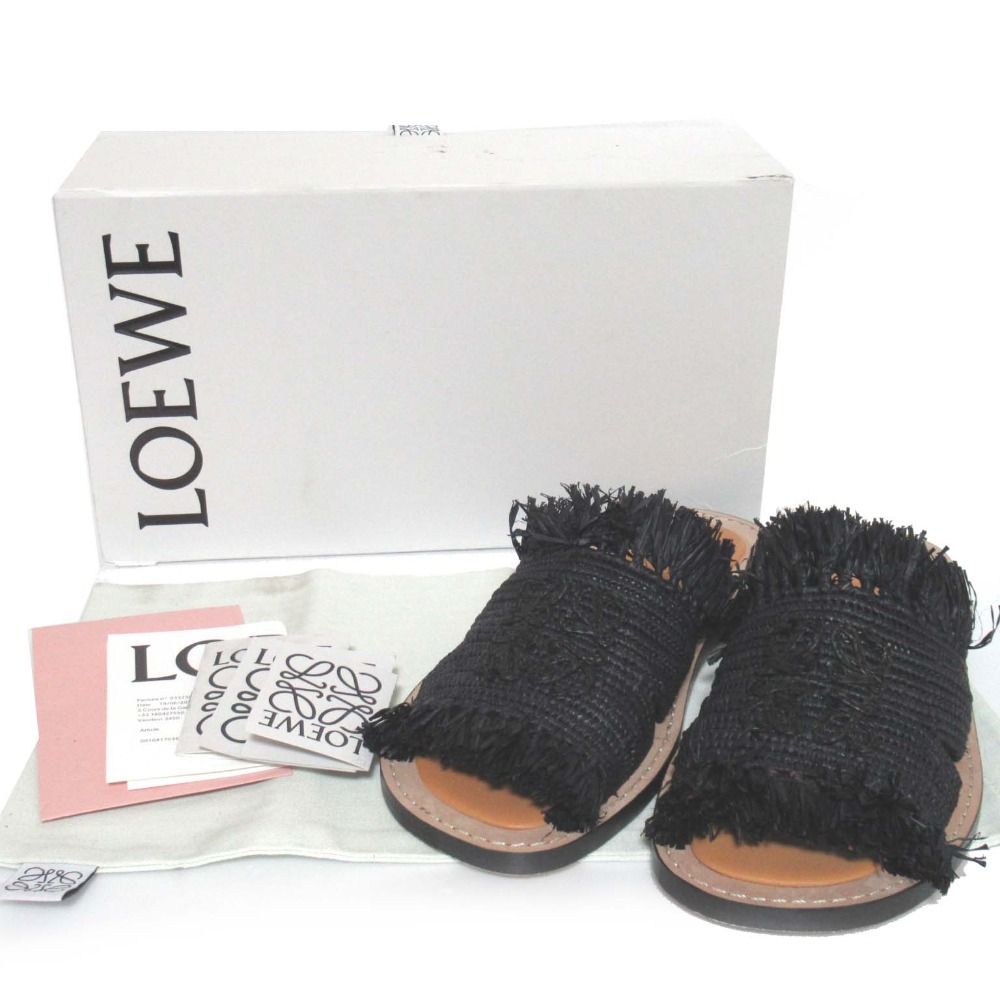 新品未使用品　LOEWE トイミュールサンダル 38 国内発】LOEWE TOY（トイ）ゴートレザー ミュール (LOEWE