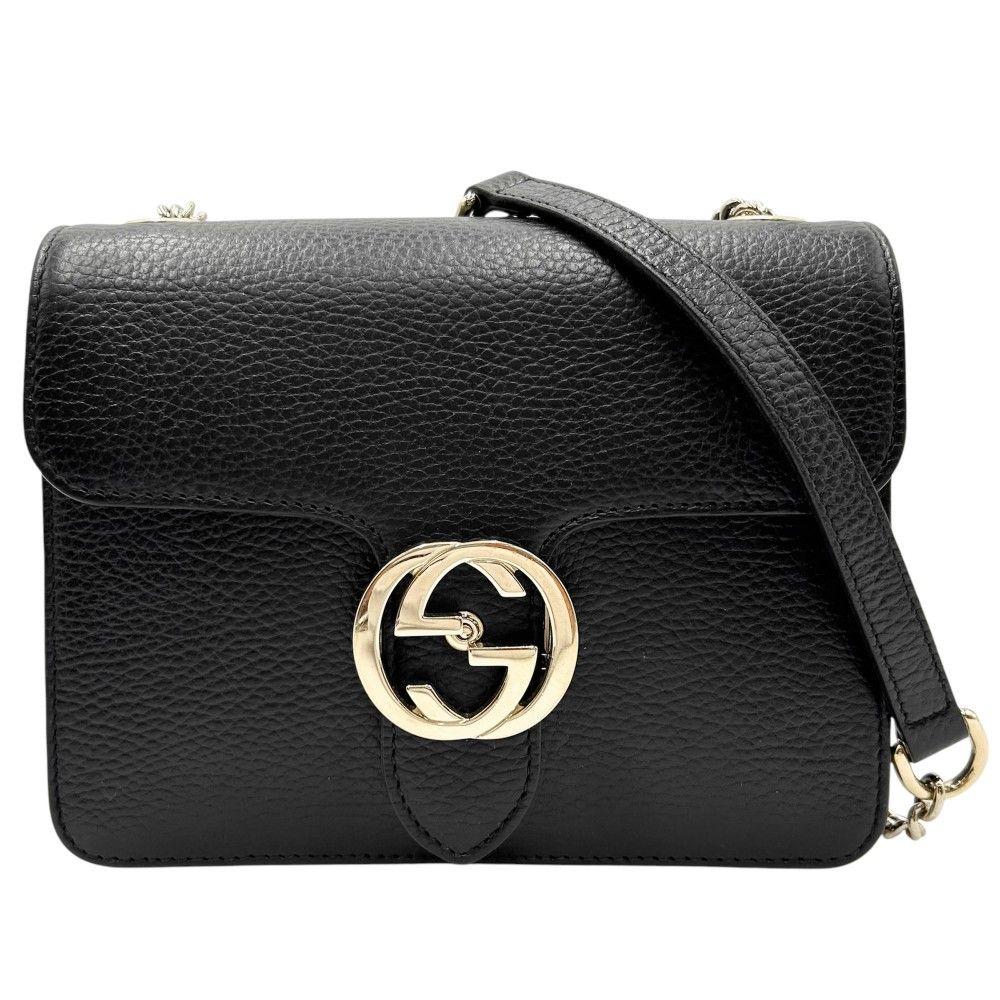 売り尽くし】 グッチ ショルダーバッグ レディース インターロッキング  