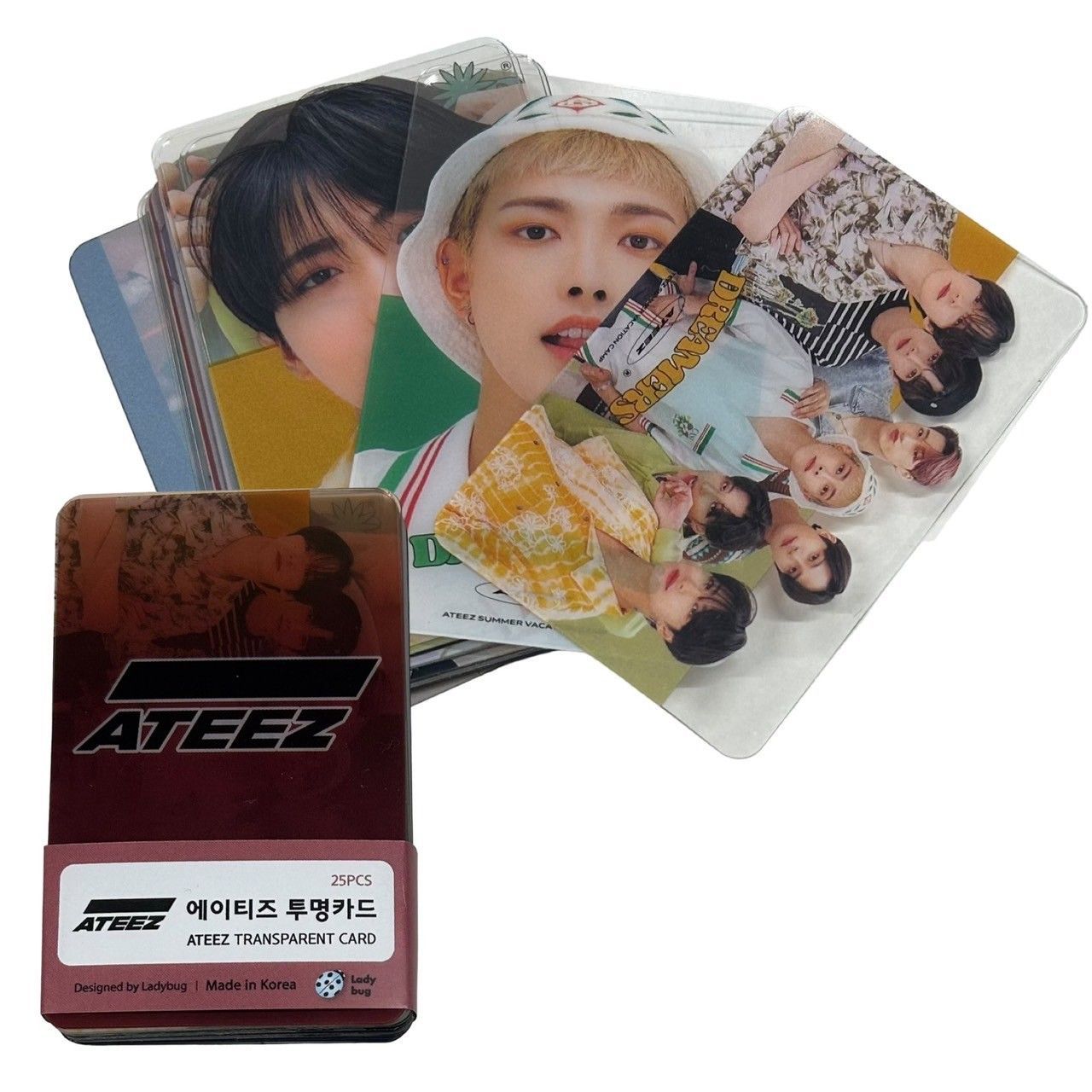 ATEEZ エイティーズ 透明 トレカ カード 25p 韓流 グッズ gi039