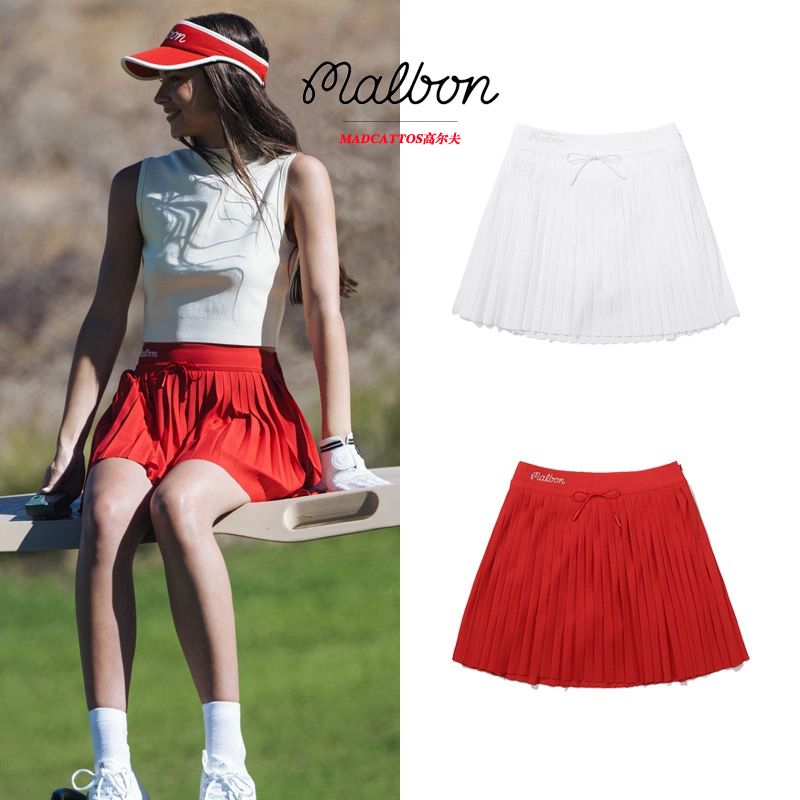 Malbon マルボンゴルフ レディース スカート 速乾 25春夏 25マルボンゴルフ ウェア MALBON レディース スカート春夏秋