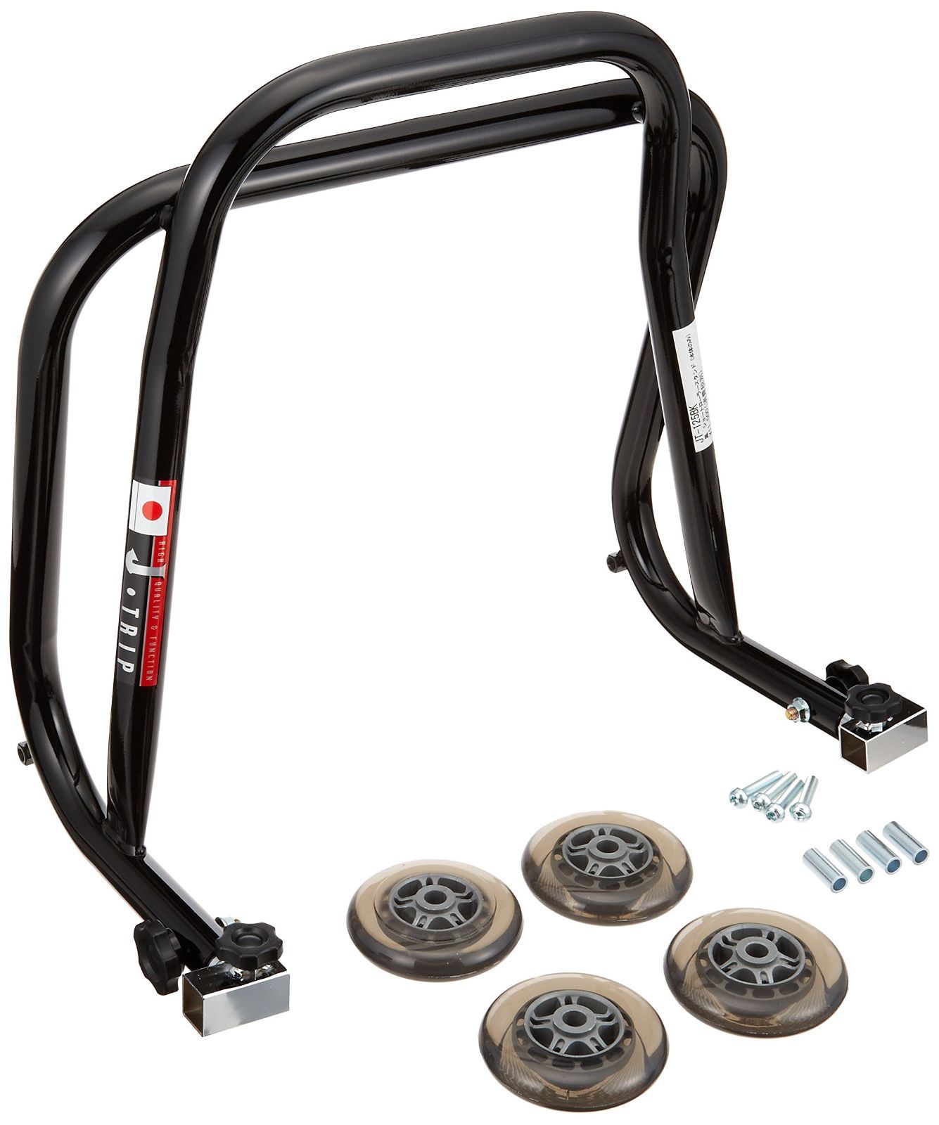 【数量限定】ショートローラースタンド(ホンタイ) ブラック ジェイトリップ(J-TRIP) JT-125BK メンテナンススタンド