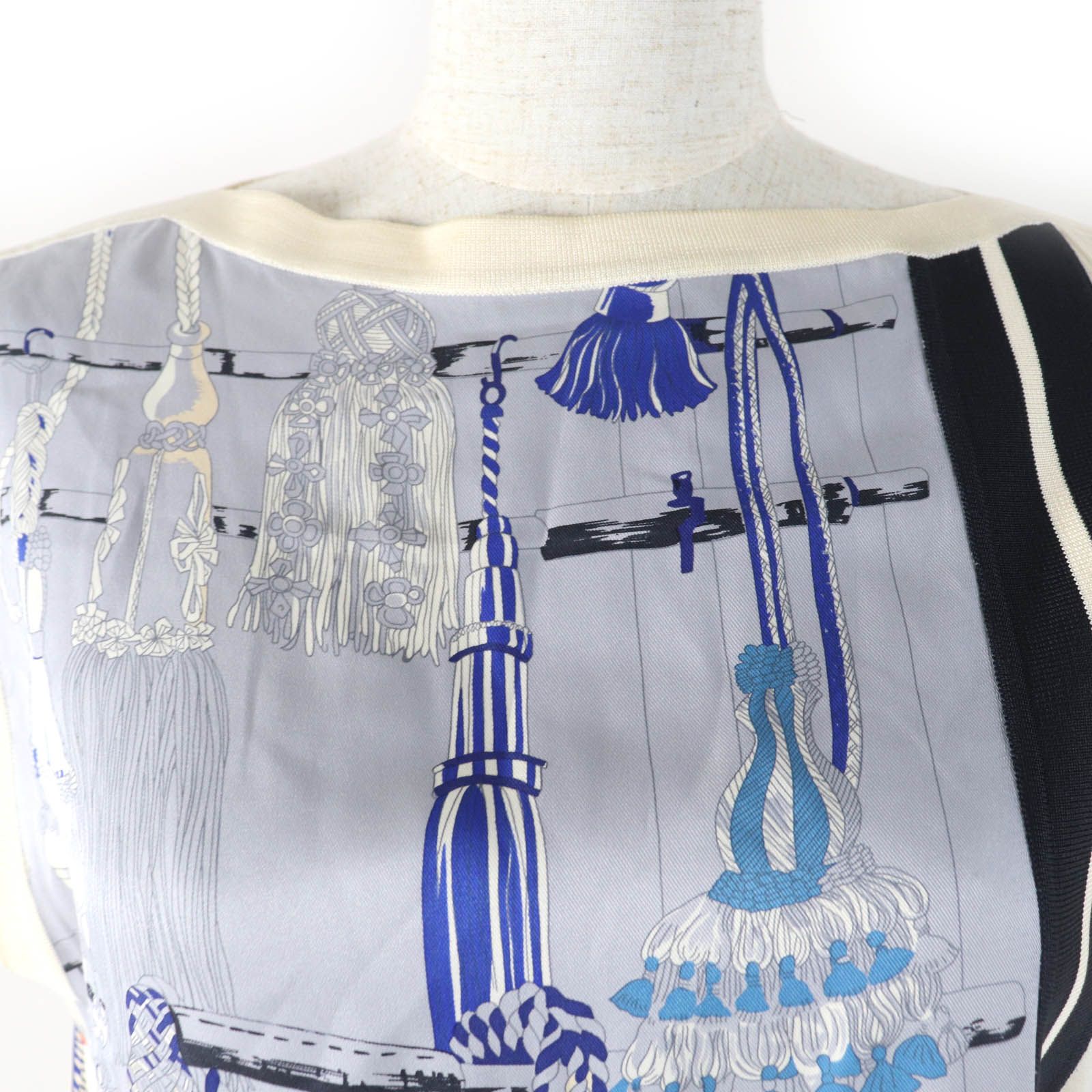 美品☆HERMES エルメス Passementerie Quadri パスマントリー・カドリ  