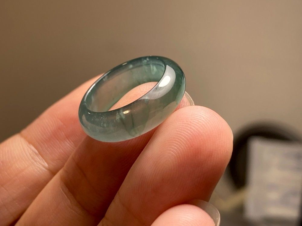 L13-175極品ピンキーリング高氷種濃陽緑4.0号グアテマラ産本翡翠くりぬき L13-42 ピンキーリング 氷種 若緑 1.0号 グアテマラ産 A貨 本