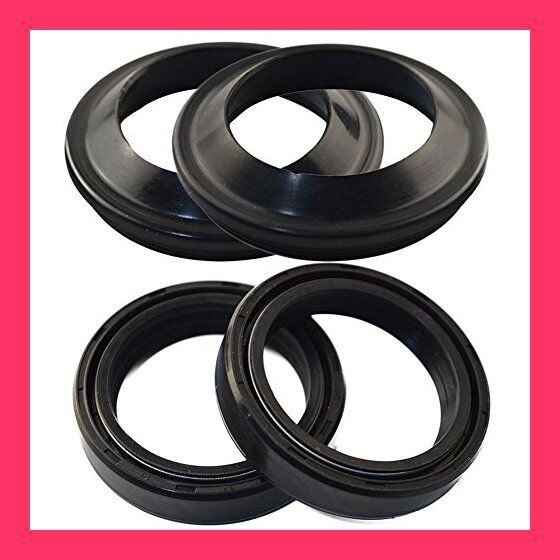 【スタッフおすすめ！】AHL オイルシール ダストシール 43x54x11mm フロントフォーク 2組 4個セット ホンダ CBR1100XX Super Blackbird 1997-2002