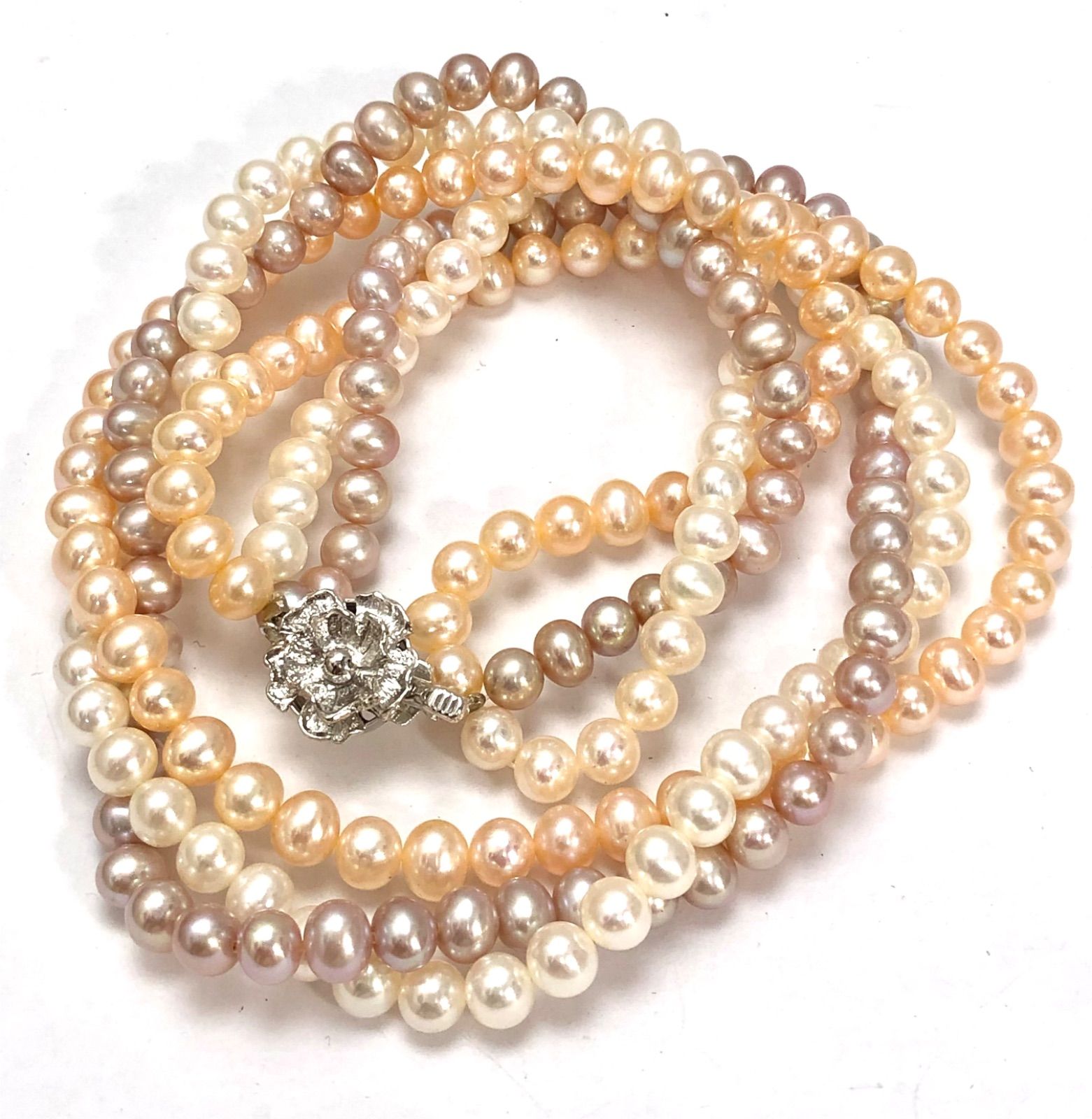 本真珠3連ネックレス18701716