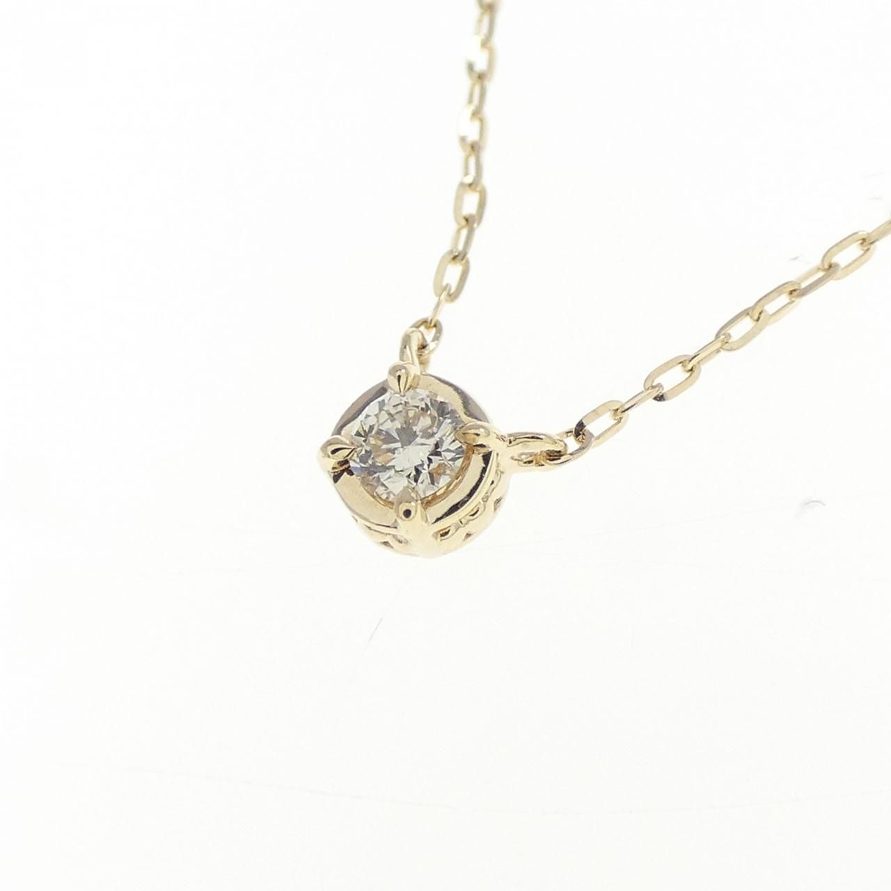 agate ネックレス　k10 ゴールド　ダイヤモンド　0.03ct 楽天市場】《WEB限定》K10ダイヤモンドネックレス(0.03ct) agete