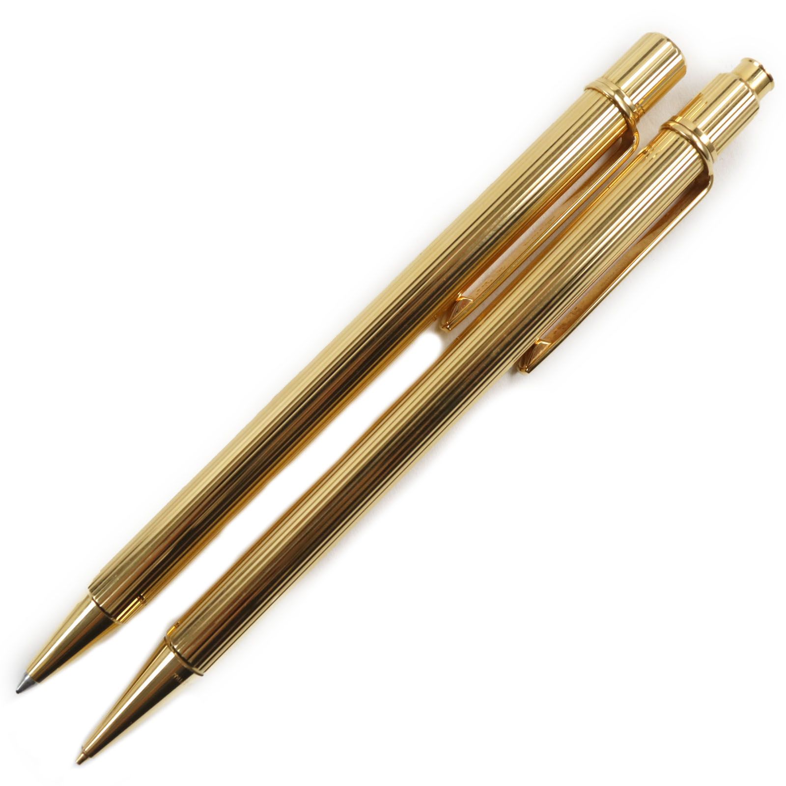 箱付 Cartier カルティエst150125 マスト シャープペンシル 美品○Cartier カルティエ マストドゥ ノック式 ツイスト式