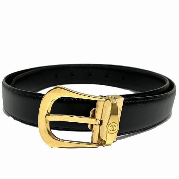 シャネル CHANEL ココマーク レザーベルト ブランド小物 ベルト メンズ