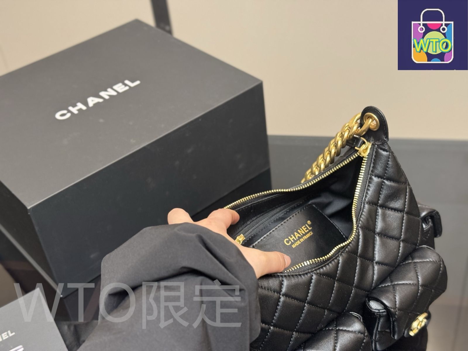 【夏にぴったり♡】CHANEL HOBO バッグ クール♡】CHANEL HOBO ショルダーバッグ L (CHANEL/トート