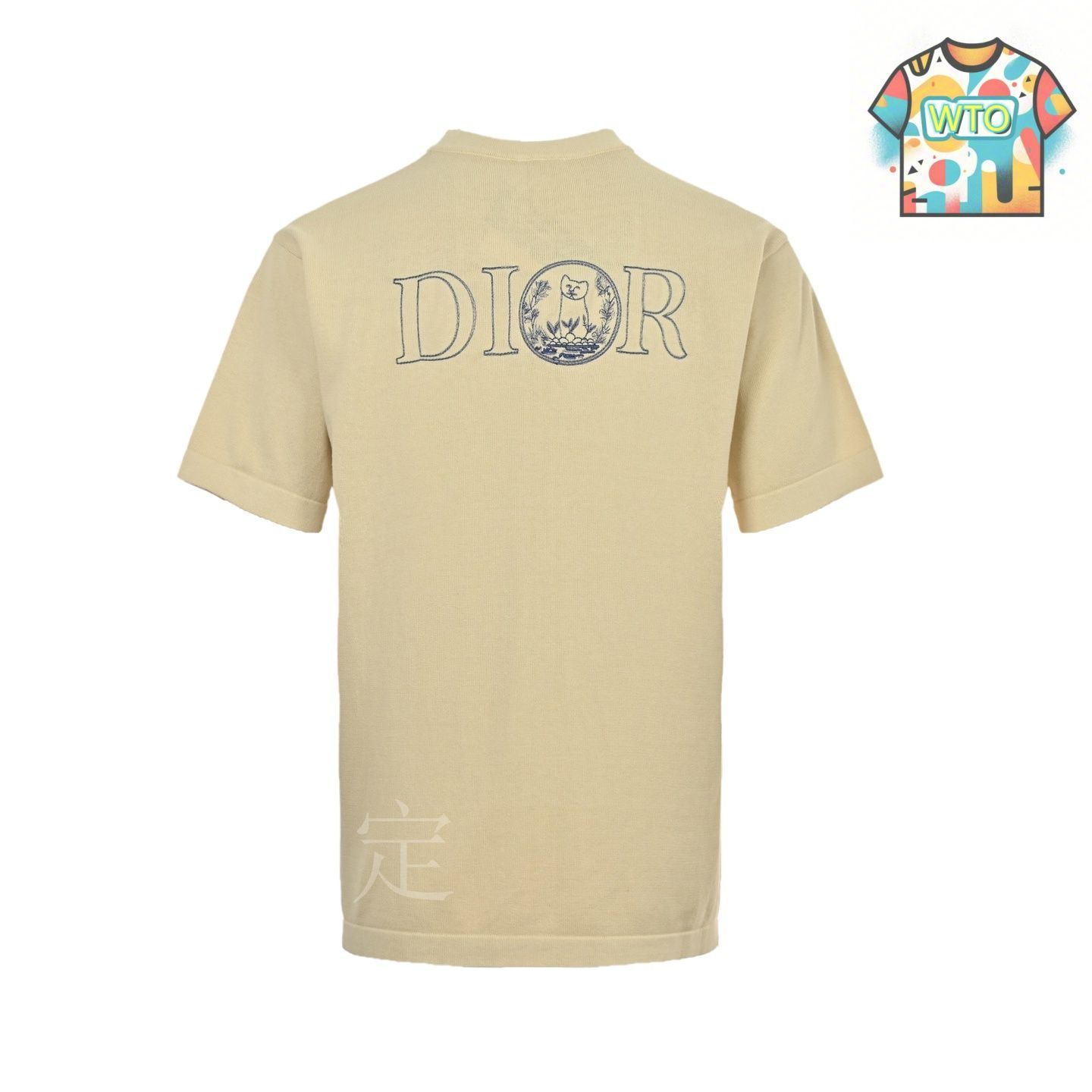 今日特価】Dior / ディオール 25SS ネコ刺繍ニット半袖 T シャツ