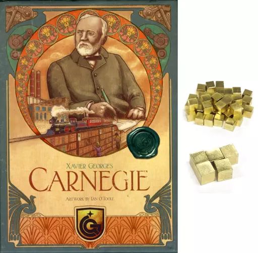 ボードゲーム カーネギー デラックスコレクターズエディション 日本語版 カーネギー メタルキューブ Carnegie Deluxe Collector’s Edition Carnegie Metal Cubes