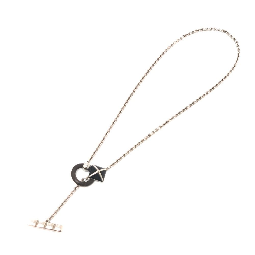 HERMES エルメス ネックレス メドールXO コリエドシアン メタル