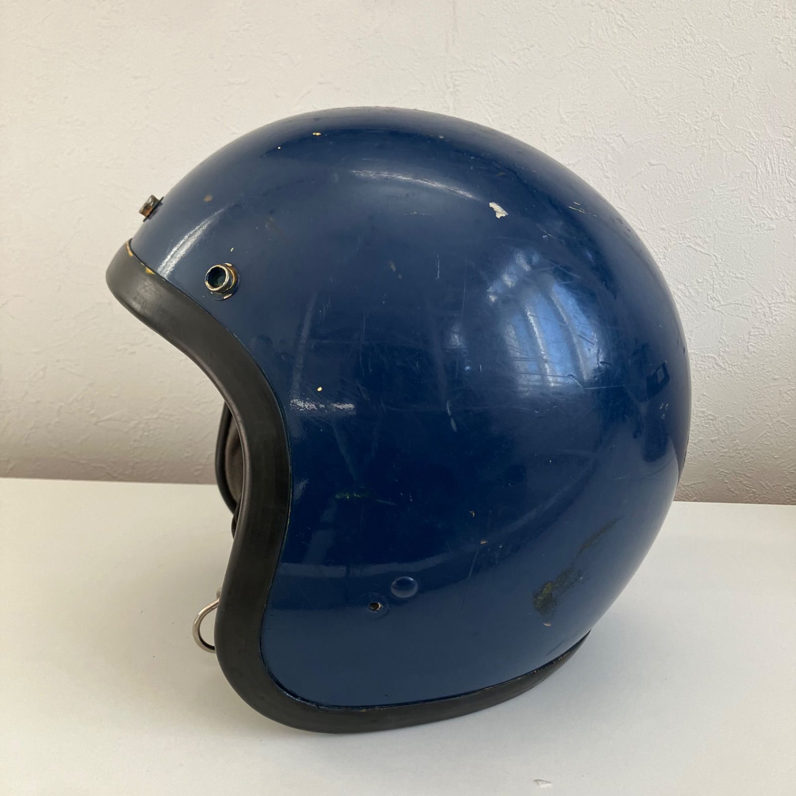 BELL SUPER MAGNUM ビンテージ 当時物 TOPTEX XLサイズ 青 ジェット パンヘッド EVO ヘルメット USA ハーレー ショベル 旧車 当時物
