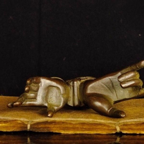 銅細工 仏手蓮華 置物 具 香道具 装飾品 工芸品 美術品 - メルカリ