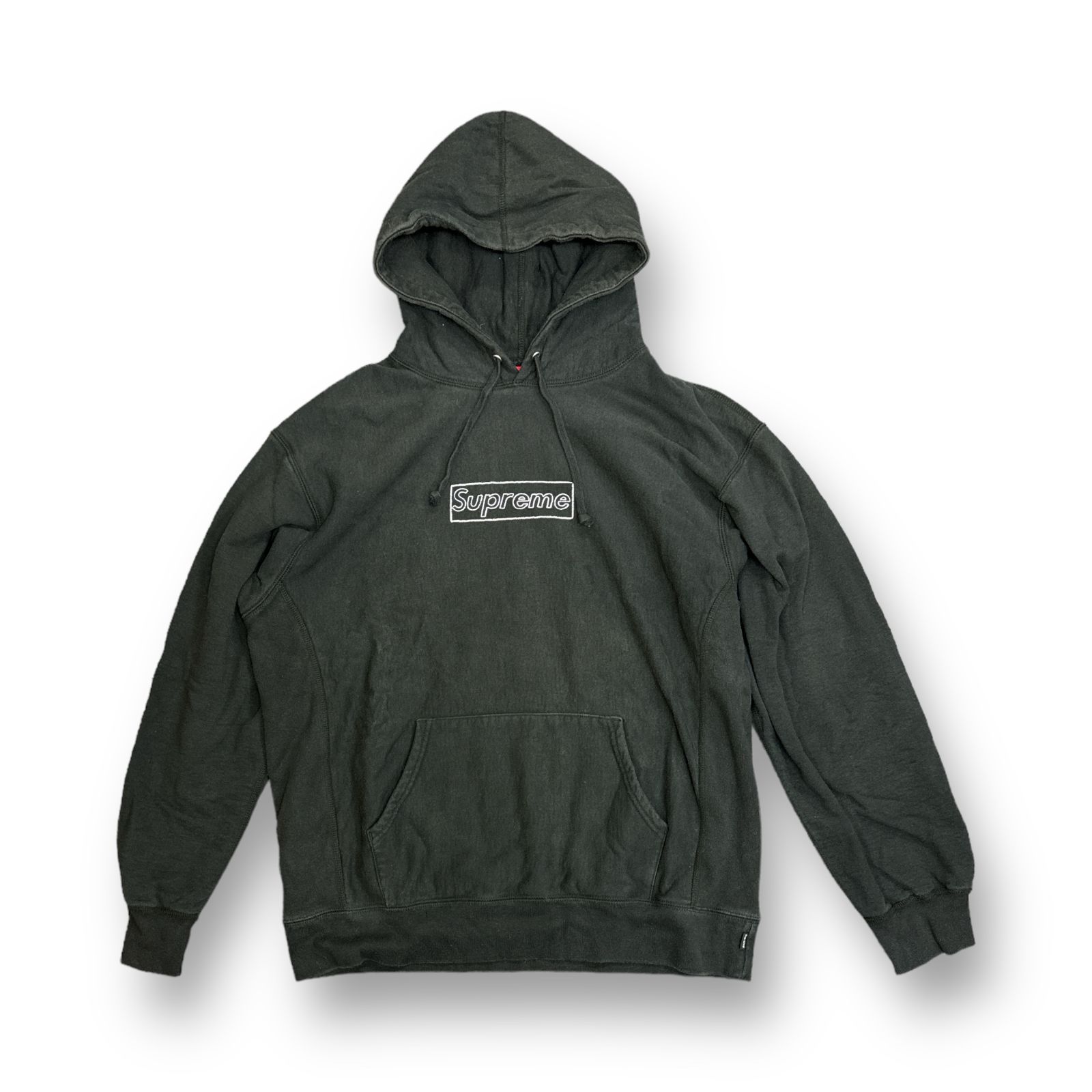 Supreme 21SS KAWS Chalk Logo Hooded Sweatshirt カウズ