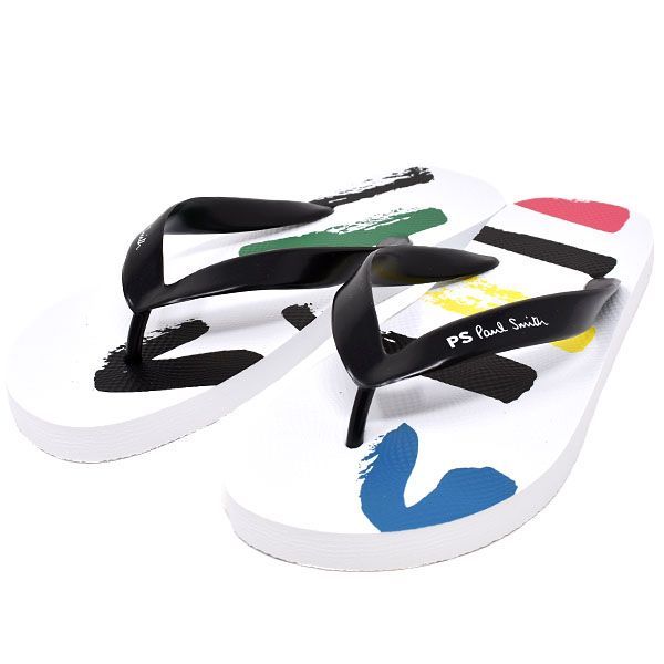 PAUL SMITH ポールスミス M2S DSF01 AEVA MULTI アートワーク ビーチ ディスク サンダル S