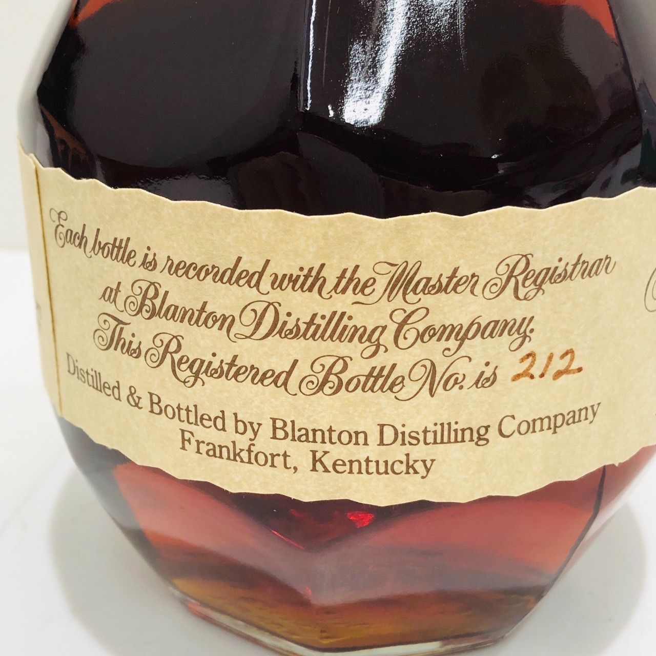 ▽Blanton's ブラントン Single Barrel シングルバレル 1992 Bourbon