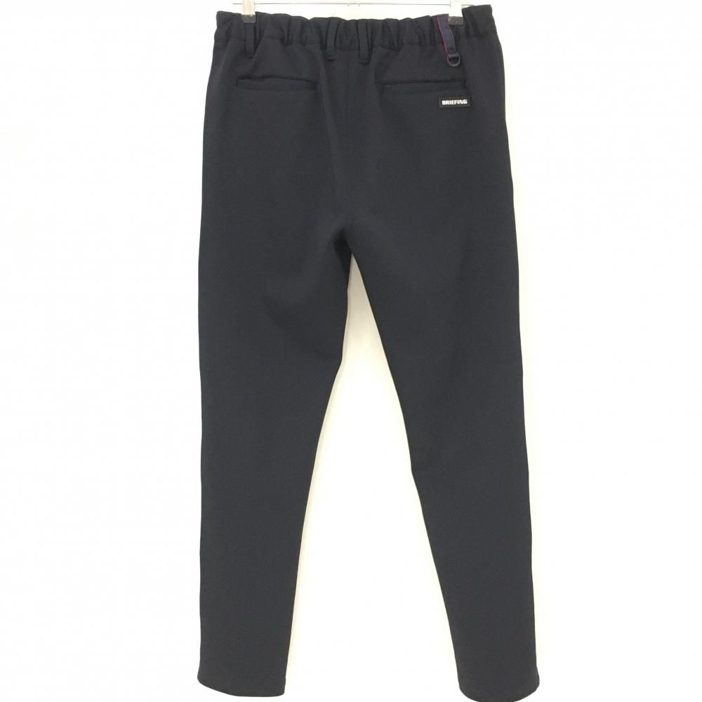 美品】ブリーフィング パンツ ネイビー サイド立体ロゴ メンズ M  