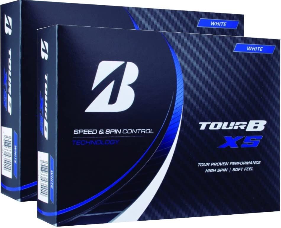２ダース BRIDGESTONE ブリヂストン ゴルフボール TOUR ツアー B XS モデル 12球入 XS ホワイト ２ダース