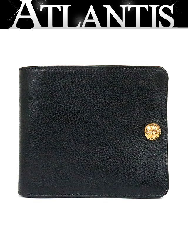 銀座店 クロムハーツ 未使用 22K 1スナップ ウォレット 財布 91177