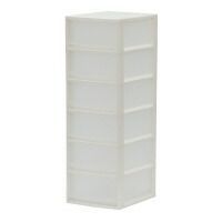 ルームケースプチ Ａ４ 深型６段 ホワイト ﾙ-ﾑｹ-ｽﾌﾟﾁﾌｶ6ﾀﾞﾝ 天馬