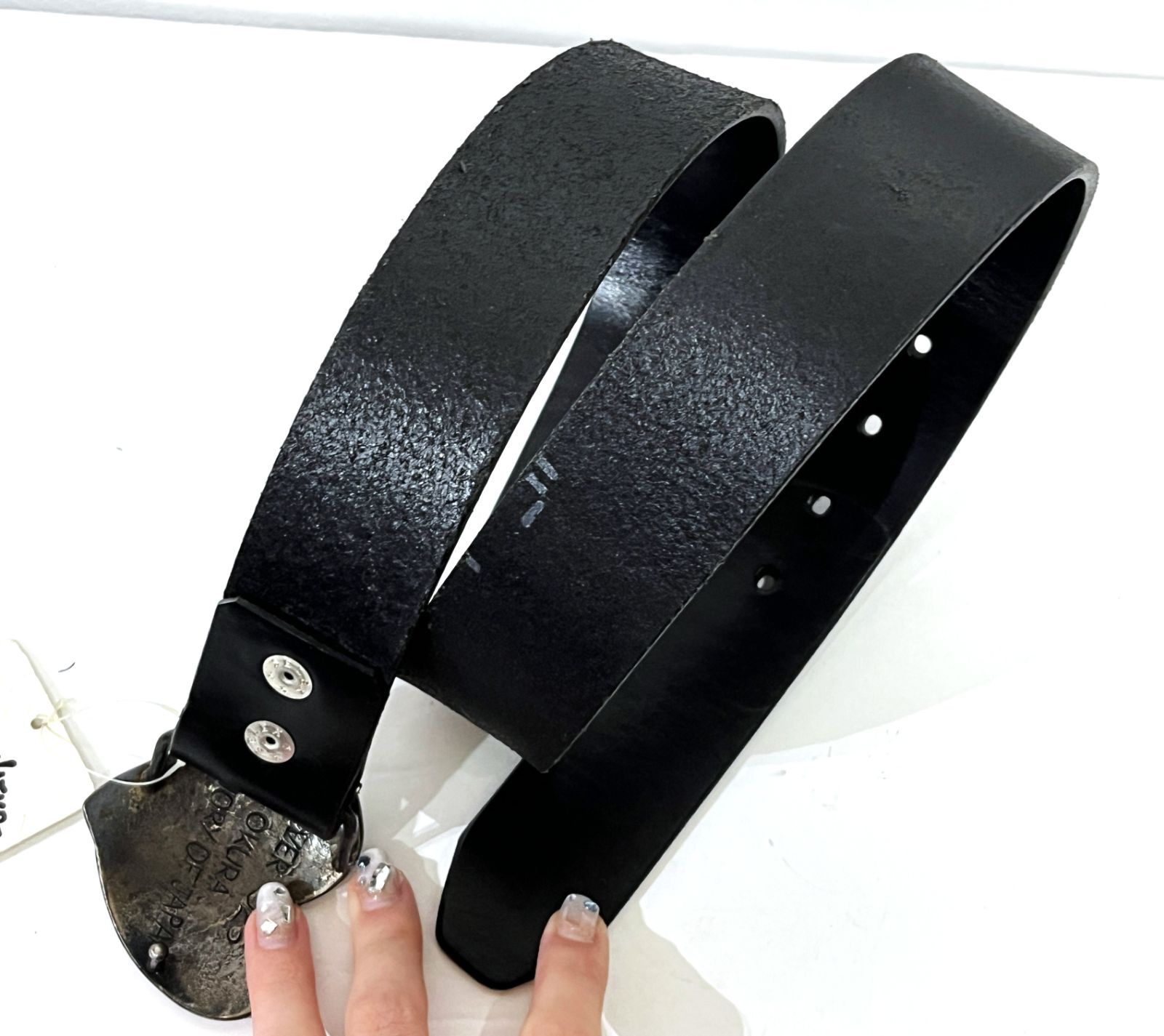 OKURA｜オクラ ハートバックル レザーベルト 聖林公司 HRM ハリウッド 