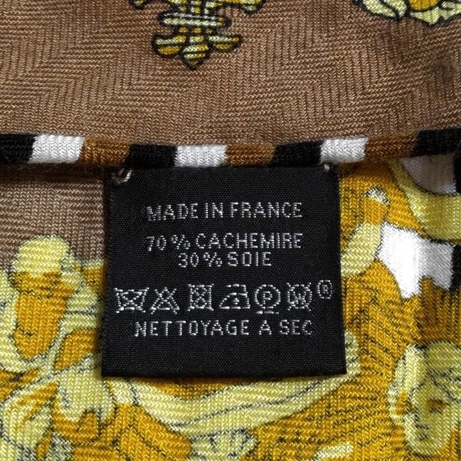エルメス ストール(ショール)美品 トライアングルジェアン