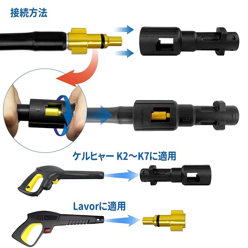 パイプクリーニングホース ケルヒャーに対応 15M パイプクリーナー