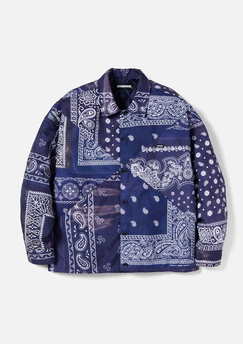NEIGHBORHOOD ネイバーフッド Bandana シャツ M NEIGHBORHOOD ネイバーフッド 長袖シャツ 21SS 211AQNH-SHM07