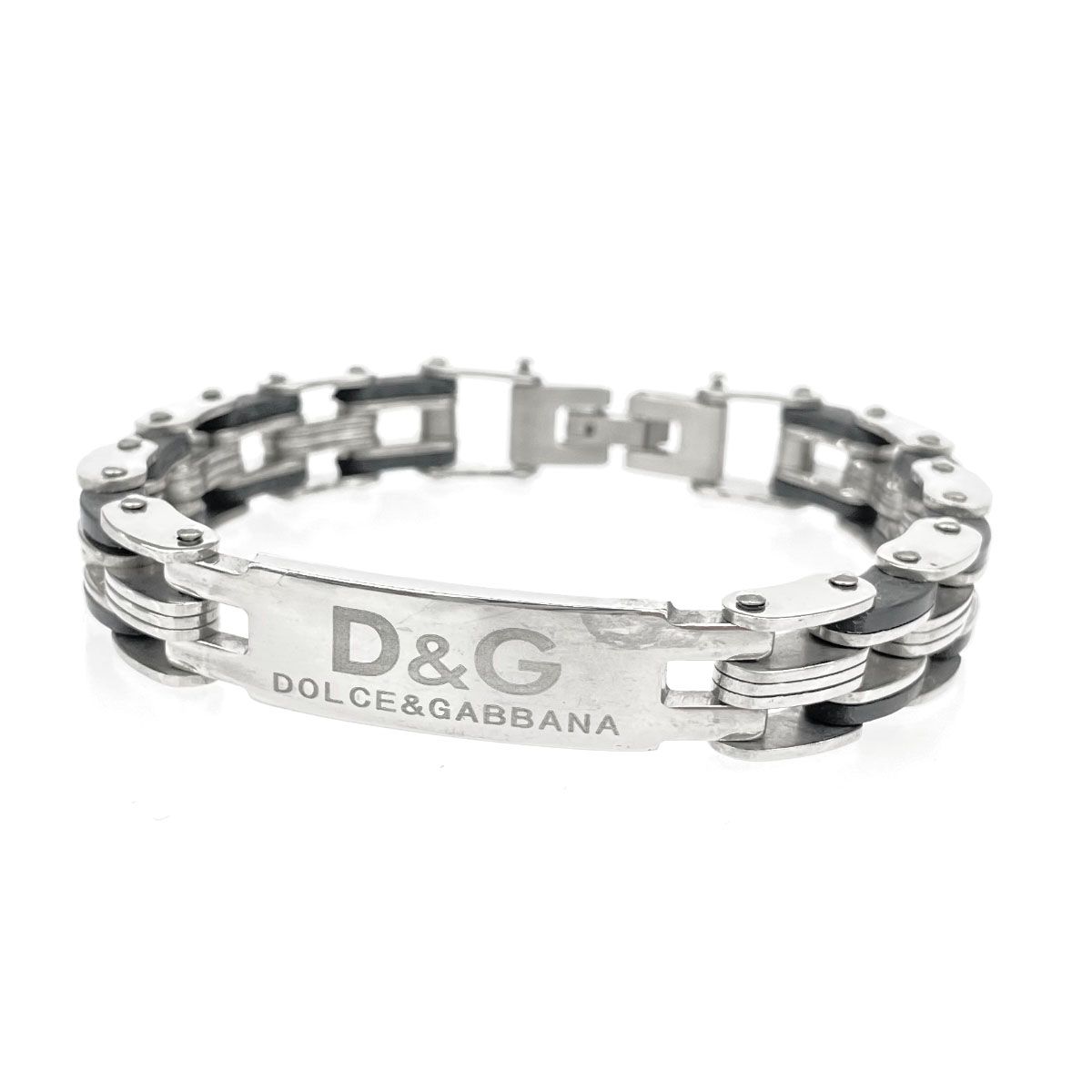 ドルチェandガッバーナのブレスレットバングル DOLCE&GABBANA ドルチェ&ガッバーナ ブレスレット シルバー