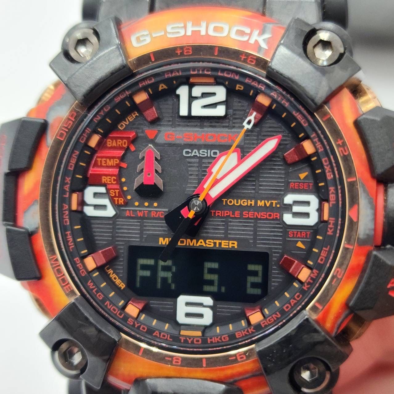 CASIO G-SHOCK マッドマスター GWG -2040FR-1AJR 40周年モデル フ レッド タフソーラー