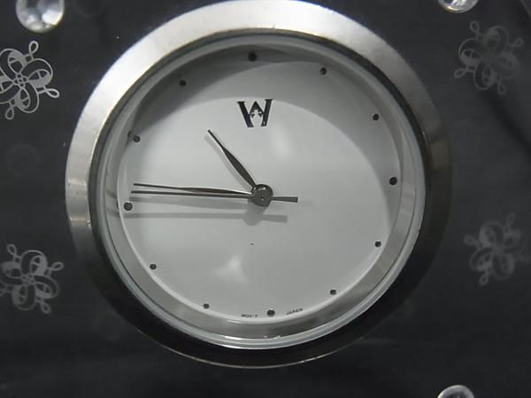 □美品□ WEDGWOOD ウェッジウッド プシュケ クリアクロック クォーツ