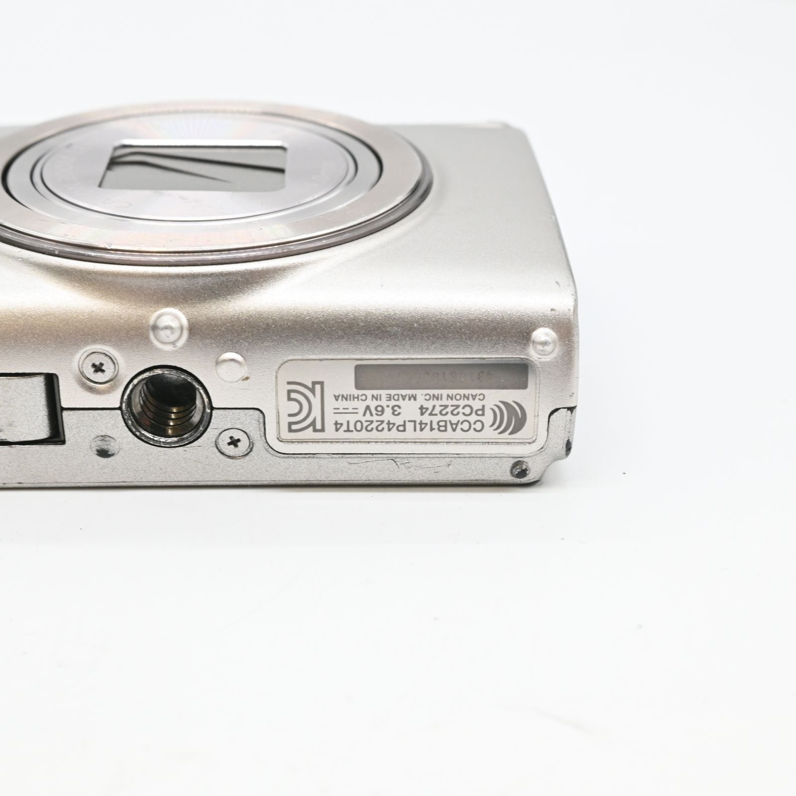 並品】Canon コンパクトデジタルカメラ IXY 650 シルバー 光学12