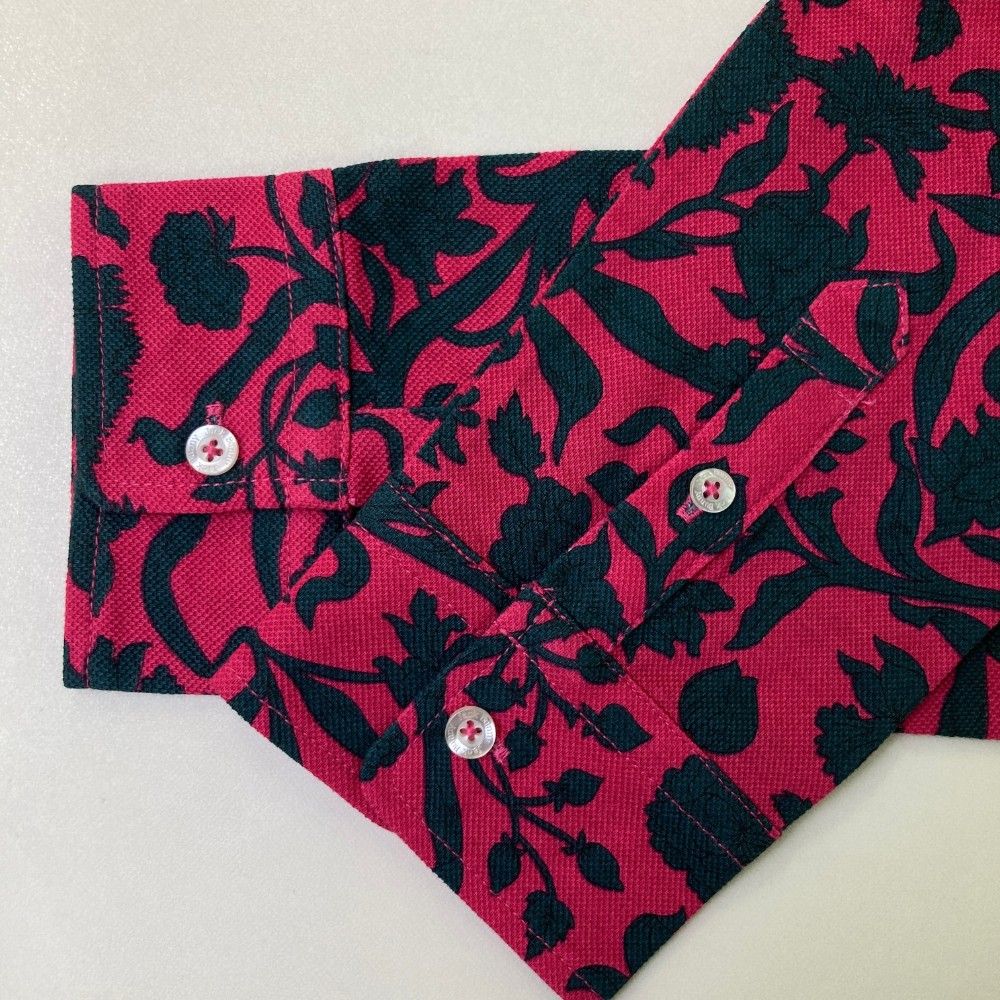 小紋 辻ヶ花 紋意匠 型染め 正絹 反物 小紋 辻ヶ花の美しい染め 上品な色味 正絹AK-8728 【夏】未使用 型染め