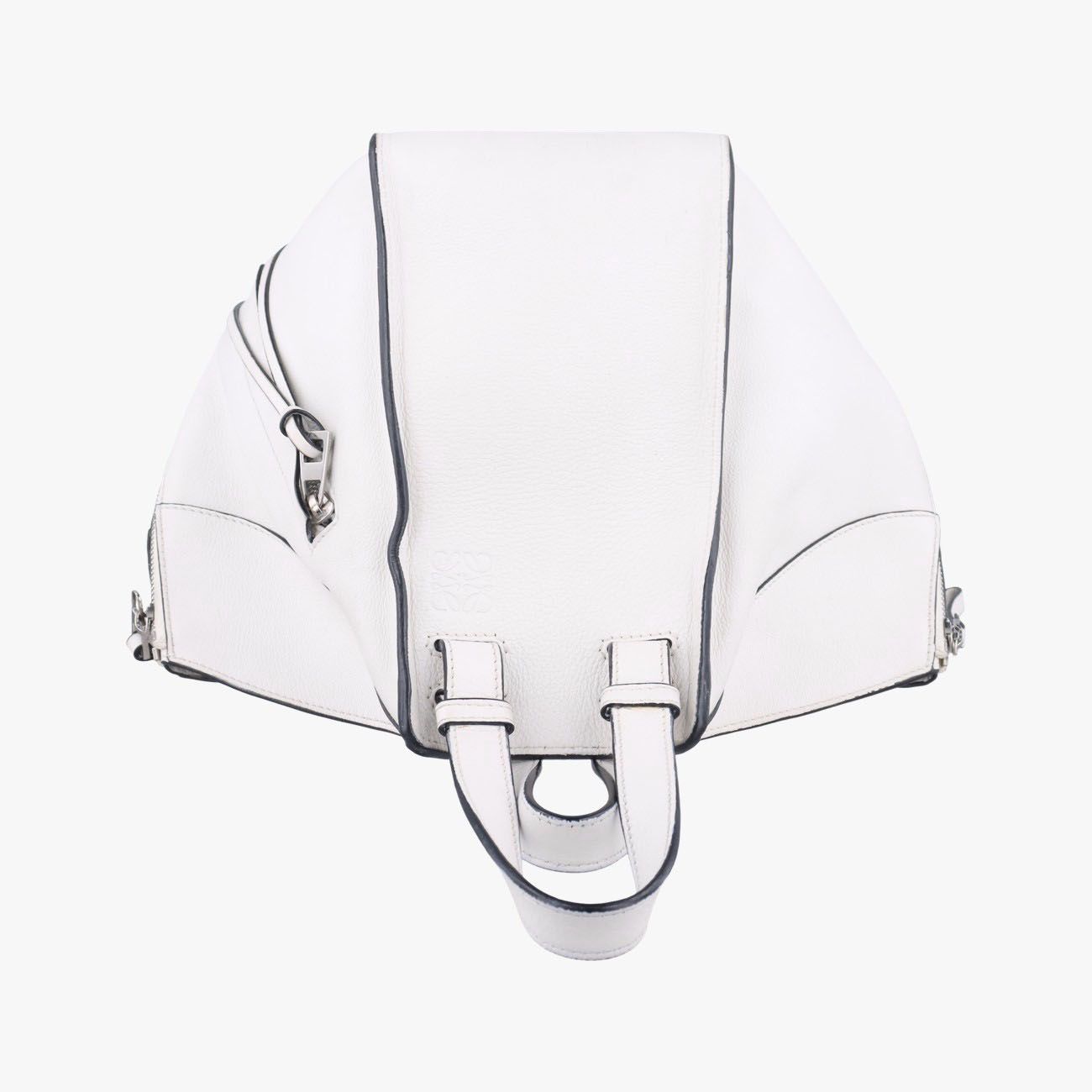 ロエベLoeweハンモックホワイトレザー011701