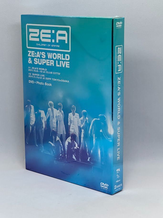 6-2】DVD ZE:A'S WORLD&SUPER LIVE LIVE ZE:A'S & 正規品 パク dvd