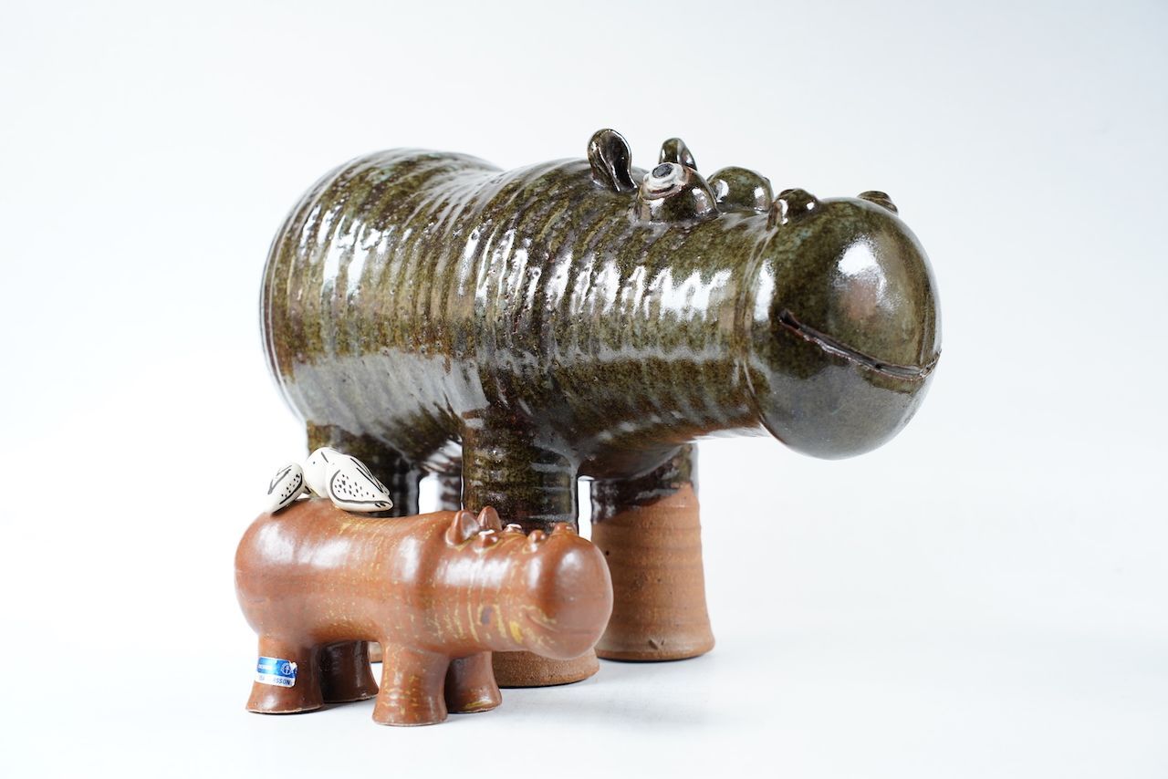 リサラーソン ユニークピース花瓶1点もの1950年代アトリエ作品