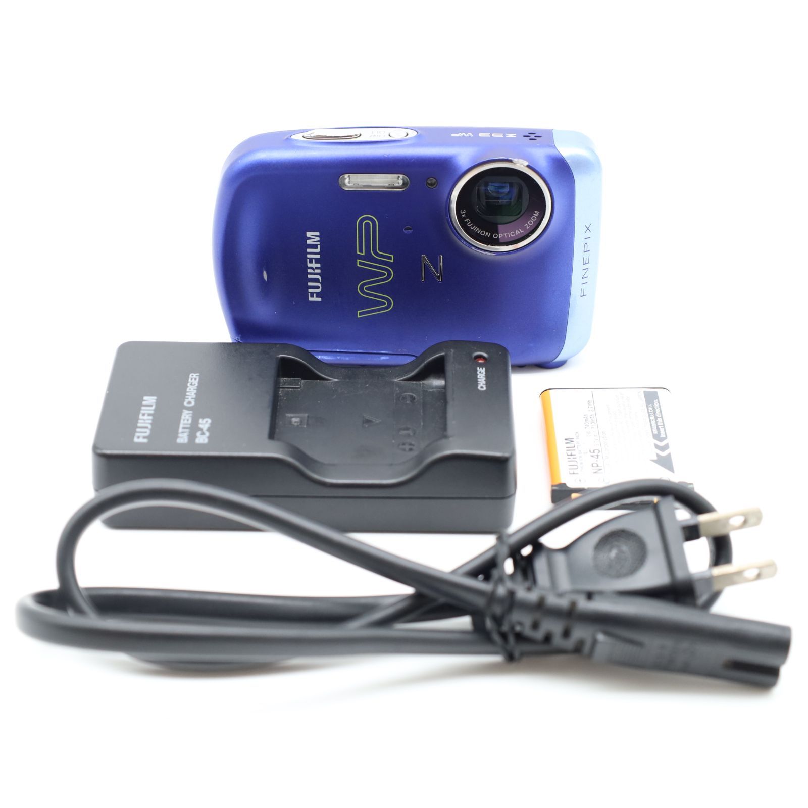 美品 FinePix Z33WP ブルー FUJIFILM Finepix z33wp ブルー Fujifilm