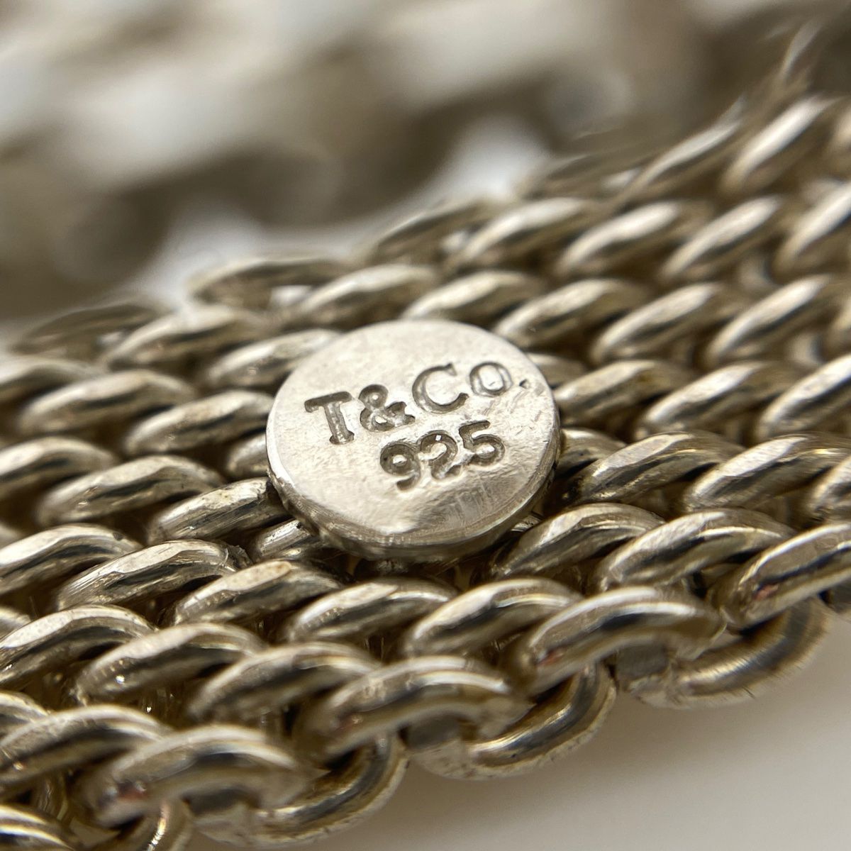 ティファニー Tiffany&Co.リング サマセットメッシュ9号 Tiffany&Co. ティファニー 9号 サマセット リング 指輪 メッシュ SV925