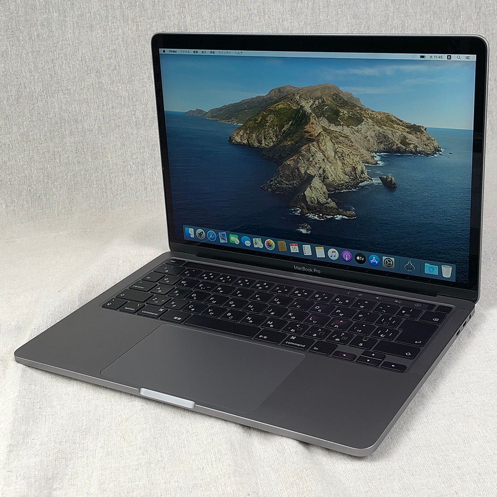 【本体のみ】Apple MacBook Pro (13インチ， 2020， Thunderbolt 3ポート x 4)【i7・32GB・512GB】A2251 EMC3348/LT-250052（273215）