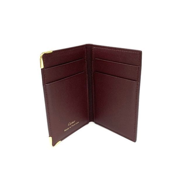 ⭐美品⭐カルティエ　マストライン　メガネケース　レザー Cartier(カルティエ) マストライン カードケース GACH レザー