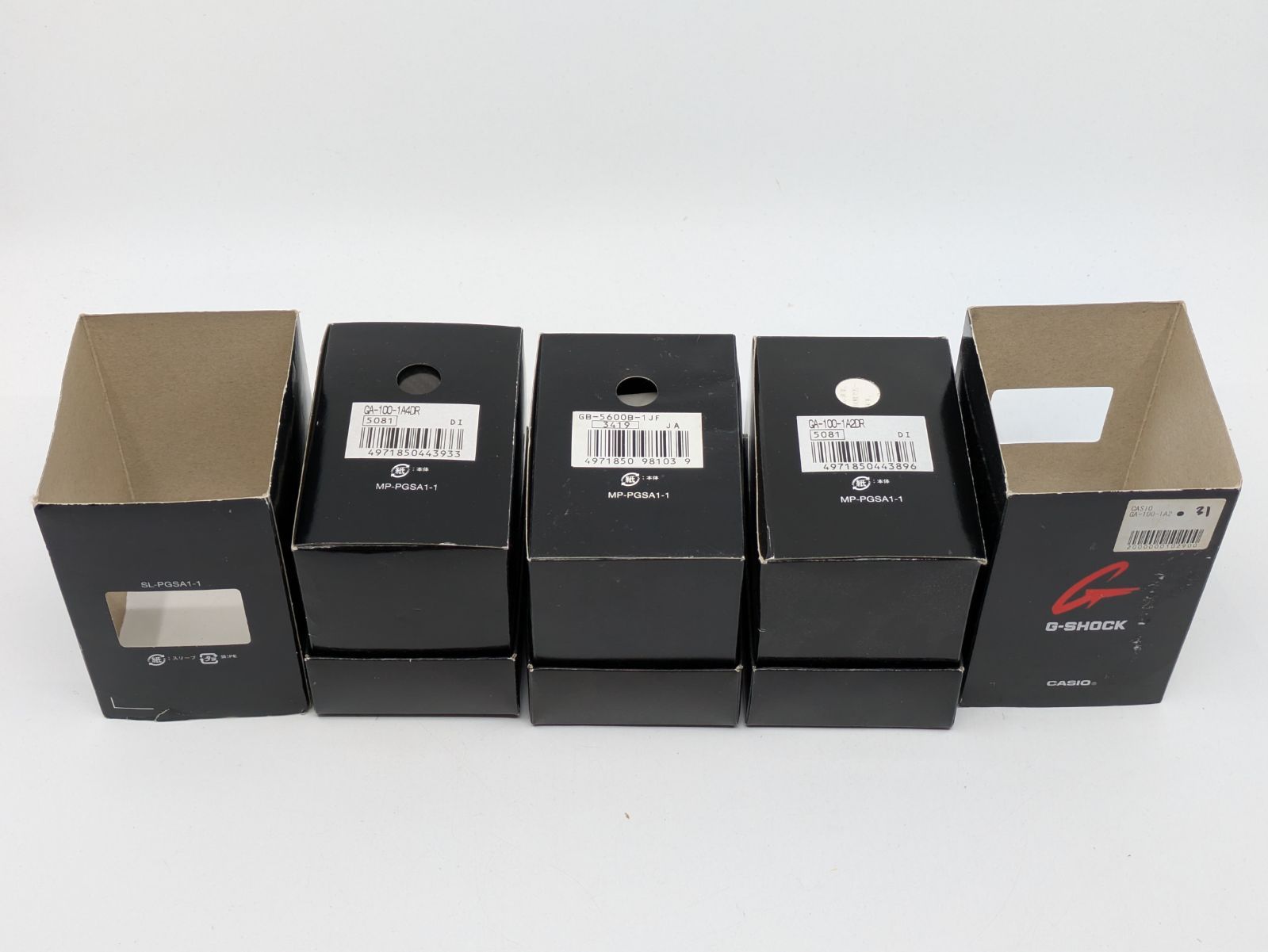 G-SHOCK BOX 国内正規品　空箱のみ　100個　セット ジーショック G-SHOCK BOX 国内正規品 純正 空箱のみ100個セット G-