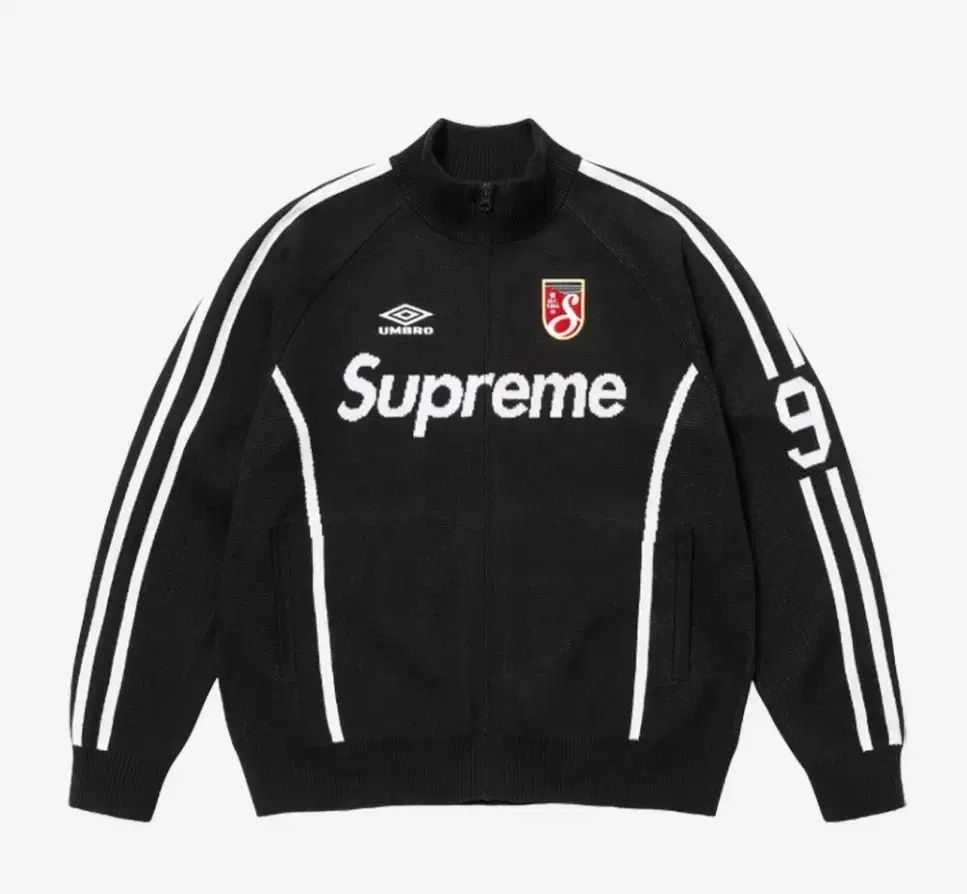 Supreme シュプリーム umbro アンブロ ジップアップ 黒 XL