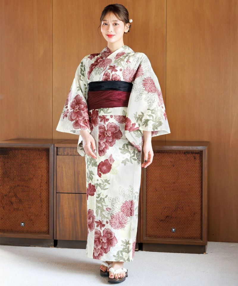 Dita  浴衣　夏の牡丹重ね Amazon.co.jp: Dita 浴衣 夏の牡丹重ね 浴衣5点セット