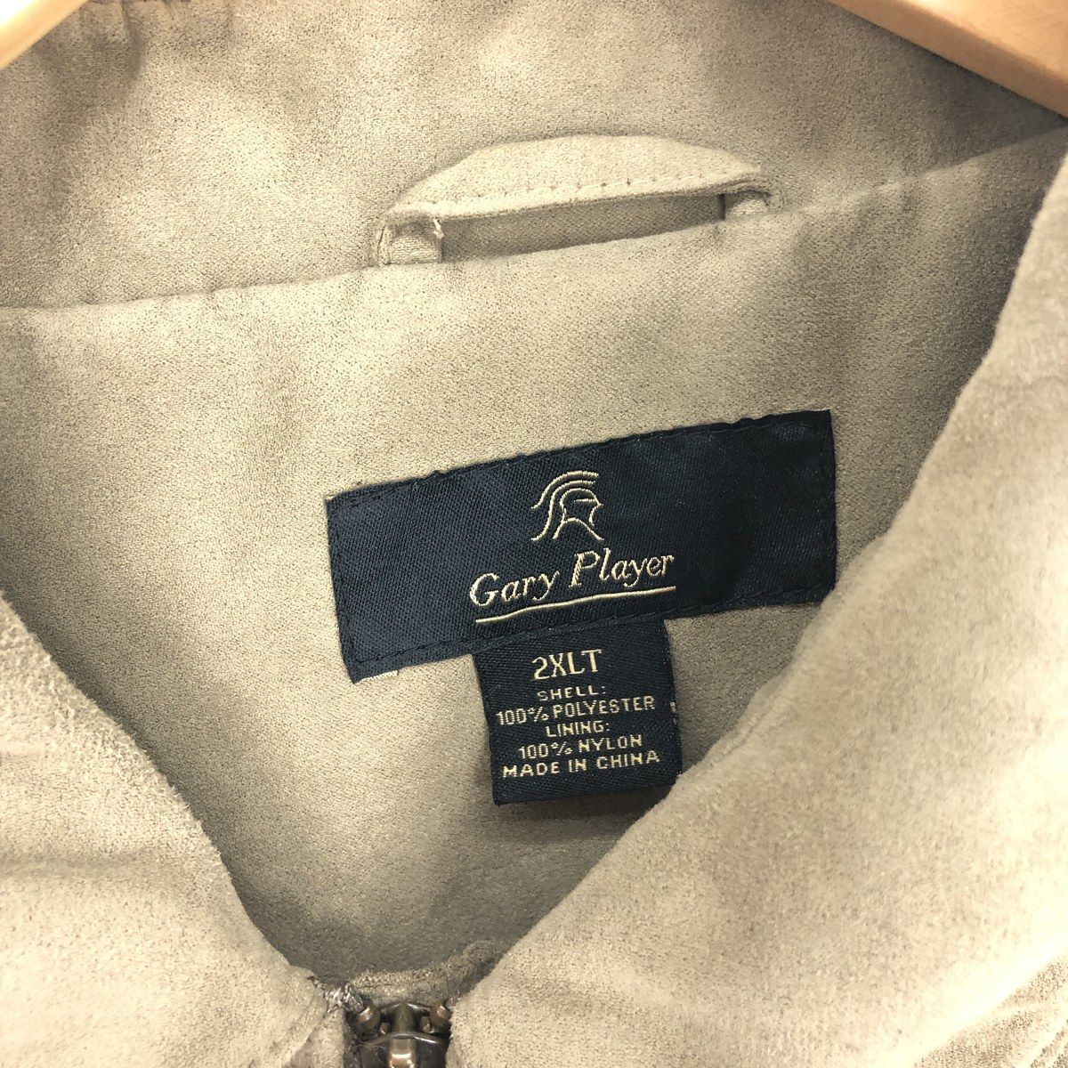 古着 GARY PLAYER フェイクスエード スイングトップ スポーツ 